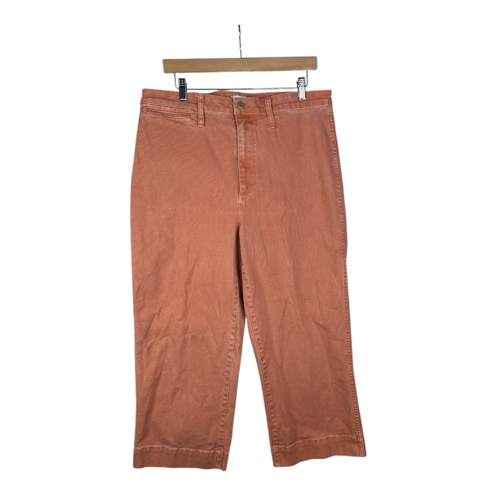 Madewell Womenโs Wide Leg Cropped Pants Sizeโ 32